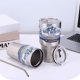 thumbnail image 3 of Botella de agua aislada Ehuebsd 30 oz con taza térmica con pajita plata, 3 of 9