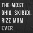 thumbnail image 2 of Womens  Funny T Shirts The Most Ohio Skibidi Rizz Mom Ever Internet Meme Graphic Novelty Tee for Ladies Womens Graphic Tees, 2 of 9