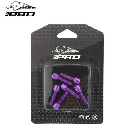 

6pcs M5*18mm Plated MTB Bicycle Steering Handlebar Stem Screws Bolts