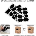 thumbnail image 6 of Food Storage Containers with Lids, Vtopmart 24 pcs Plastic Kitchen and Pantry Organization Canisters for Cereal, Dry Food, Flour and Sugar, BPA Free, Includes 24 Labels，Black, 6 of 6