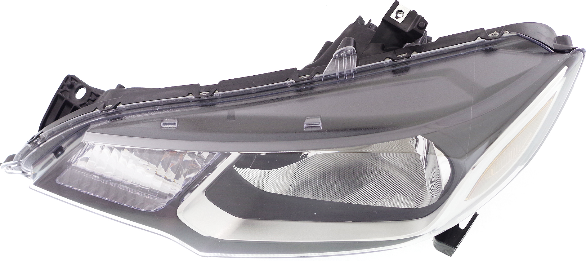 Headlight Compatible With 2015-2017 Honda Fit Left Driver Halogen With bulb(s)