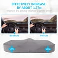 LARROUS Car Memory Foam Heightening Seat Cushion,Tailbone (Coccyx) and Lower Back Pain Relief