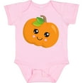 thumbnail image 3 of Inktastic Smiling Pumpkin, Orange Pumpkin, Halloween Boys or Girls Baby Bodysuit, 3 of 5