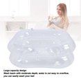 thumbnail image 3 of Hair Washing Tray, Portable Easy To Inflate Inflatable Shampoo Basin  for Elderly White,Clear, 3 of 7