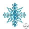 thumbnail image 2 of Vickerman M187312 Ornement de Noël Flocon de Neige 3D Turquoise 6 Po, 2 of 3