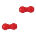 thumbnail image 3 of bedienty Peanut Spiky Massage Ball Trigger Point Foot Roller Relief Pain Muscle for Relax red 2Set, 3 of 6