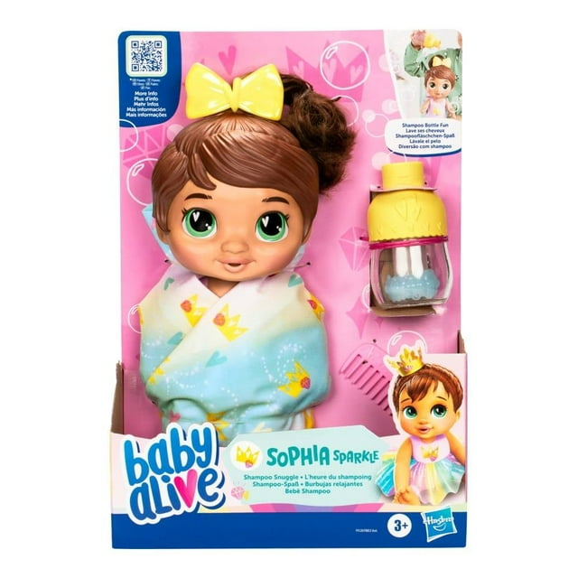 Muñeca Hasbro Baby Alive Ba Shampoo Snuggle Brnh Sophia