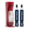 thumbnail image 2 of Drinkmate OmniFizz Sparkling Water and Soda Maker, Carbonates Any Drink, Bubble Up Bundle - Includes Two 60L CO2 Cylinders, One Carbonation Bottle, and Fizz Infuser (Royal Red), 2 of 7