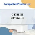 thumbnail image 3 of Compatible High Yield Toner Cartridges Replacement for Canon T04 to Use with C475i III C475iZ III Printers, High Yield 33,000 Pages, 3 of 7