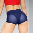thumbnail image 1 of Pantalones cortos para mujer, pantalones sanitarios, empalme de malla, pantalones de yoga deportivos ajustados y sexys, pantalones casuales para mujer, 1 of 5