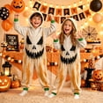 thumbnail image 2 of Halloween for Boys Girls Zipper Long Sleeve Romper Hooded Jumpsuit Cosplay Outfits, 2 of 7