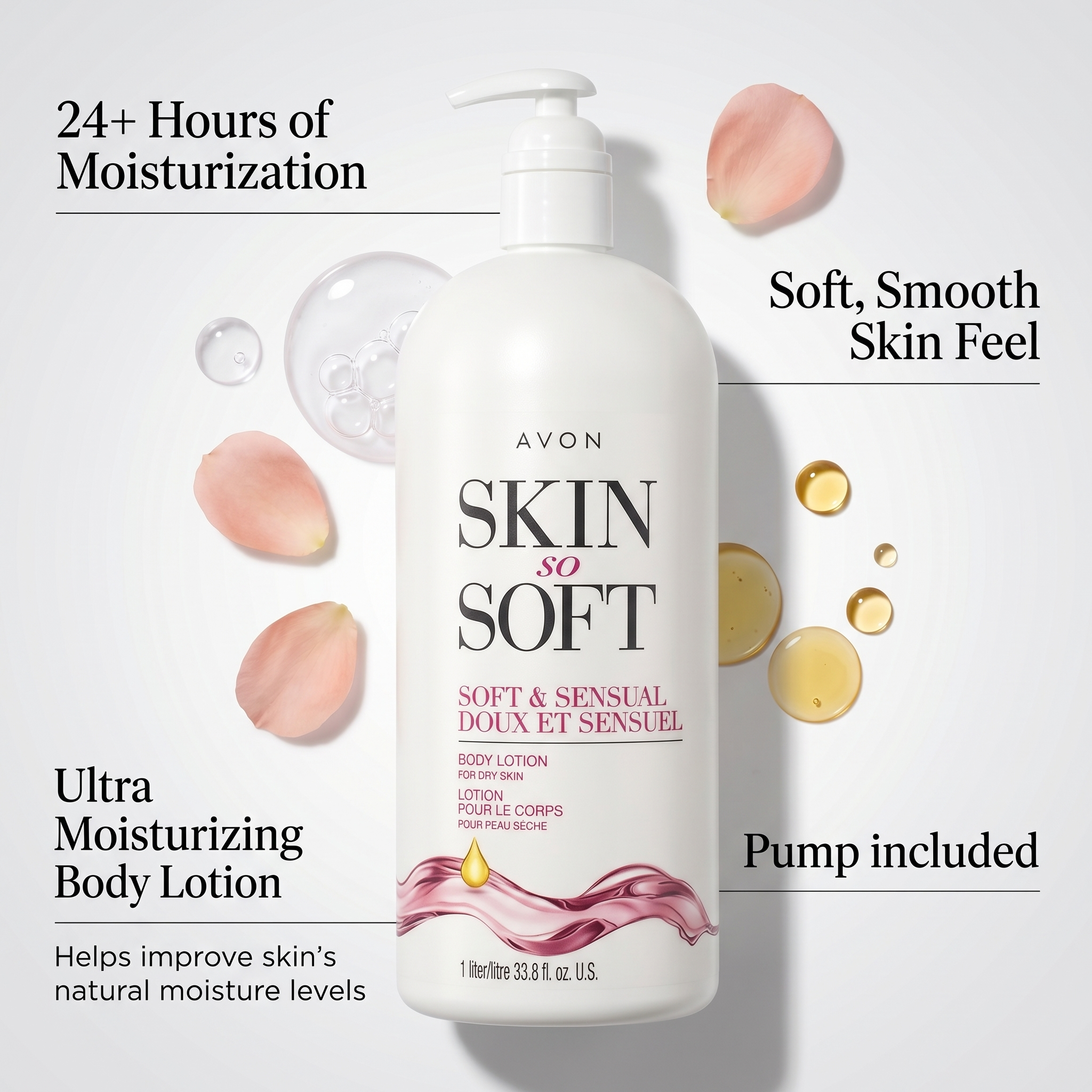 Avon Skin So Soft Argan Oil Moisturizing Body Lotion photo 4