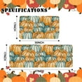 thumbnail image 3 of Fall Pumpkins Kitchen Mat Set of 2,Autumn Kitchen Rug,Thanksgiving Holiday Creative Decor Anti Fatigue Waterproof Stain Resistant Floor Rug Non Slip Cushioned Floor Mat 17x29 and 17x47 in, 3 of 6