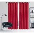 thumbnail image 3 of Safdie & Co. Rideau 2PK 84L Tissé Blackout Rouge, 3 of 3