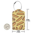 Coaee Hot Dogs Untethered Leather Luggage Tags For Suitcases Luggage coaee-hot-dogs-untethered-leather-luggage-tags-for-suitcases-luggage