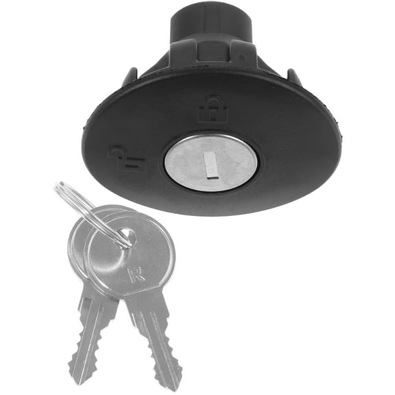 WHAMVOX 1Pcs Black Locking Gas Caps for Vehicle Maintenance