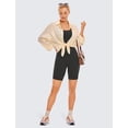 thumbnail image 3 of Shorts CRZ YOGA Butterluxe tiro alto 20 cm negro M, 3 of 5