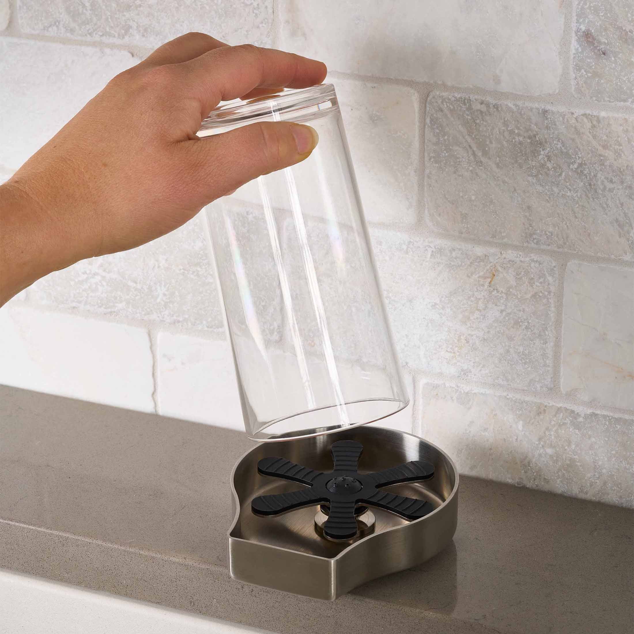 Better Homes & Gardens Glass Rinser – Stainless Steel Kitchen Sink Cup Washer