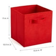 thumbnail image 2 of ClosetMaid Cubeicals Fabric Drawer, Open Storage Organizing Bin, Red (2 Pack), 2 of 6