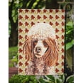 thumbnail image 3 of Carolines Treasures SC9675GF Red Miniature Poodle Fall Leaves Flag Garden Size, 3 of 3