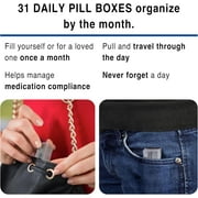 FSA/HSA Medcenter 31-Day Medication Organizer in Boxes with 4 Daily Compartments – Standard Size