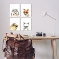 thumbnail image 2 of Stupell Industries Adorable Forest Animals with Glasses Owl Fox Black Framed by Mercedes Lopez Charro, 2 of 5