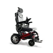 SHAWK (RED)-Reclining Folding Lightweight Electric Wheelchair 500W Motor,330 lbs-13 miles