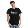 thumbnail image 2 of TotallyTorn Thinking PLEASE BE PATIENT Novelty Sarcastic Funny Mens Graphic T Shirts, 2 of 5