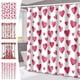thumbnail image 1 of Cortina de Ducha para San Valentín: Diseño Romántico de Rosas Rojas con Corazones y Gnomos, 180 X 180 Cm, Poliéster, Resistente Al Agua, Incluye Ganchos, Ideal para El Baño En Pareja., 1 of 6