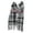 Grey Plaid, variant on Rust Brown Plaid Fall/Winter Scarf for Men & Women-Plaid Color Soft Feels Acrylic Scarves