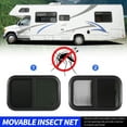 thumbnail image 3 of RV Sliding Window, Horizontal Sliding RV Window 27.6 X 17.7in Black Window For  Camping Trailer RV, 3 of 8