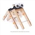 thumbnail image 4 of 2X Wooden Walking Spider Robot Spider Robot DIY Assemble Model Science Technology Experiment Kit, 4 of 8