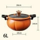 thumbnail image 3 of Ollas De Sopa,Ollas para sopa Olla para sopa Olla Utensilios de cocina resistentes al calor,Olla de cocción lenta y calentador de alimentos a presión,Olla de cocción a presión Olla 6L Macarena Ollas De Sopa, 3 of 7