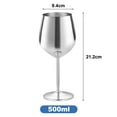 thumbnail image 2 of Juego de copas de vino para exteriores, copas de vino irrompibles, diseño moderno y elegante, aptas para alimentos, más duraderas que el vidrio, mejoran el aroma del vino, paquete de regalo para, 2 of 6