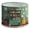 Color 2, variant on Linen Drum Lampshades Vintage Library Bookshelf Bookworm Books Indoor Plant Clock 13"x13"x10" Light Shade for Table Lamps Floor Lamps Drum Lamp Shades Lampshade Replacement Assembly Required
