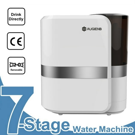 AUGIENB 7-Stage Water Filter Purification Machine with Faucet Sets Washable Acid Alkaline Water Filter Rust Bacteria Removal Replacement Filter Purification Machine for (The Best Alkaline Water Machine)