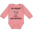thumbnail image 3 of Inktastic Nurse Anesthetist Mom Nursing Boys or Girls Long Sleeve Baby Bodysuit, 3 of 5
