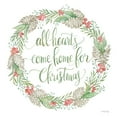 thumbnail image 2 of Jacobs, Cindy 20x20 White Modern Wood Framed Museum Art Print Titled - Come Home for Christmas Wreath, 2 of 4