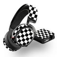 thumbnail image 2 of Skin Decal Wrap Compatible With SteelSeries Arctis Pro Wireless Sticker Design Check, 2 of 4