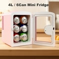 thumbnail image 5 of IceBlue 4 Liter /6 Cans Retro Skincare Refrigerator, Mini Fridge for Cosmetics and Drinks, Small Fridge for Bedroom, Makeup, Car, Office, 5 of 9