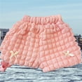 thumbnail image 6 of Odeerbi Kids Girls Bow Bloomers Shorts 1-10 Years Kids Candy Color Bow Shorts Bubble Lantern Pants Pink, 6 of 6