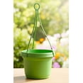 thumbnail image 6 of Austin Planter SHAP Lime Green Pack of 5, Plastic Flower Pot, seedlings Planter, Nursery Planter, Colorful Flower Planter, Seed Starting Pot with Hanger, 6 of 9