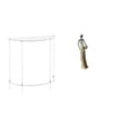 thumbnail image 1 of Mesita de noche de acrílico,Mesa auxiliar de acrílico transparente Mesa auxiliar transparente en capas,Figura de escritorio,Artesanía de escritorio con figuras africanas, 1 of 8