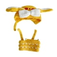thumbnail image 2 of Ropa para muñecas Mini de 6,69 pulgadas perfecl traje amarillo 2 piezas, 2 of 8