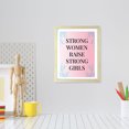 thumbnail image 3 of Designs ByLITA Strong Women Raise Strong Girls, 8 x 10 Wooden Wall Print (Framed) | Home Decor, 3 of 7