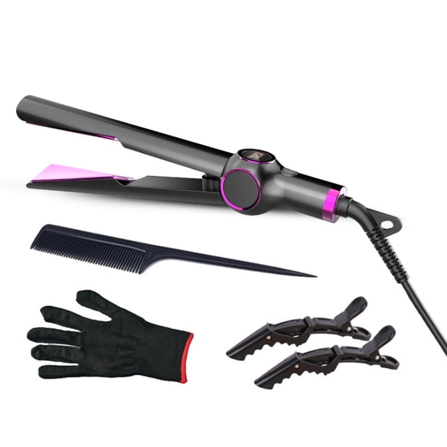 Plancha para alisar y rizar el cabello 2 en 1 con pantalla LCD Sreen yeacher Rizador de hierro