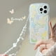 thumbnail image 1 of Bonita funda de teléfono con cordón de arco de cristal para iPhone 13, 12, 11 Pro Max, XR, X, XS Max, transparente, cadena de muñeca, cubierta trasera a prueba de golpes Fivean unisex, 1 of 2
