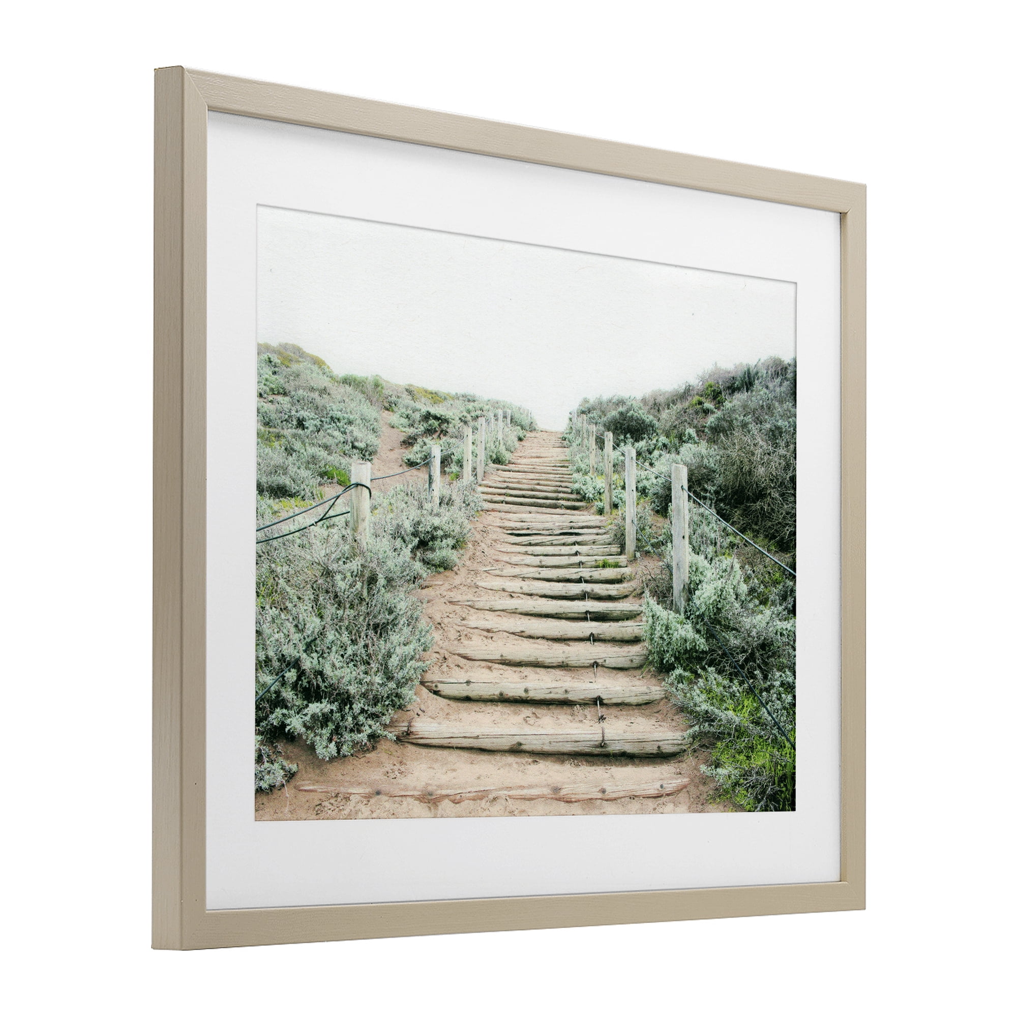 Stupell Industries Stairway To Heaven Path Birch Framed Print Under Glass, design by Leah Noel Art