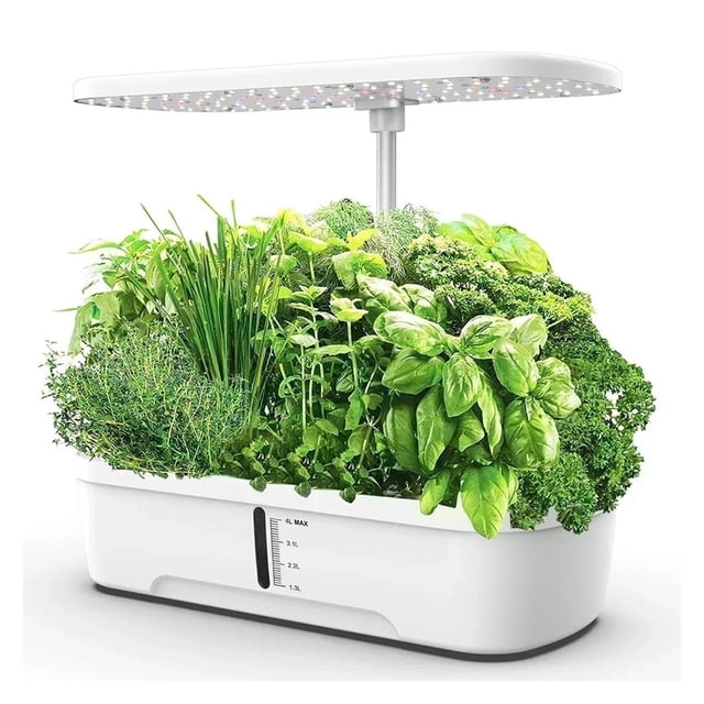 Intelligent Indoor Garden Kit, Hydroponic System with LED Grow Light