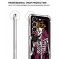 thumbnail image 3 of Drinking Skull Case for Samsung Galaxy S23,Aesthetic Art Design Pattern Soft TPU Bumper Case Cover, 3 of 5